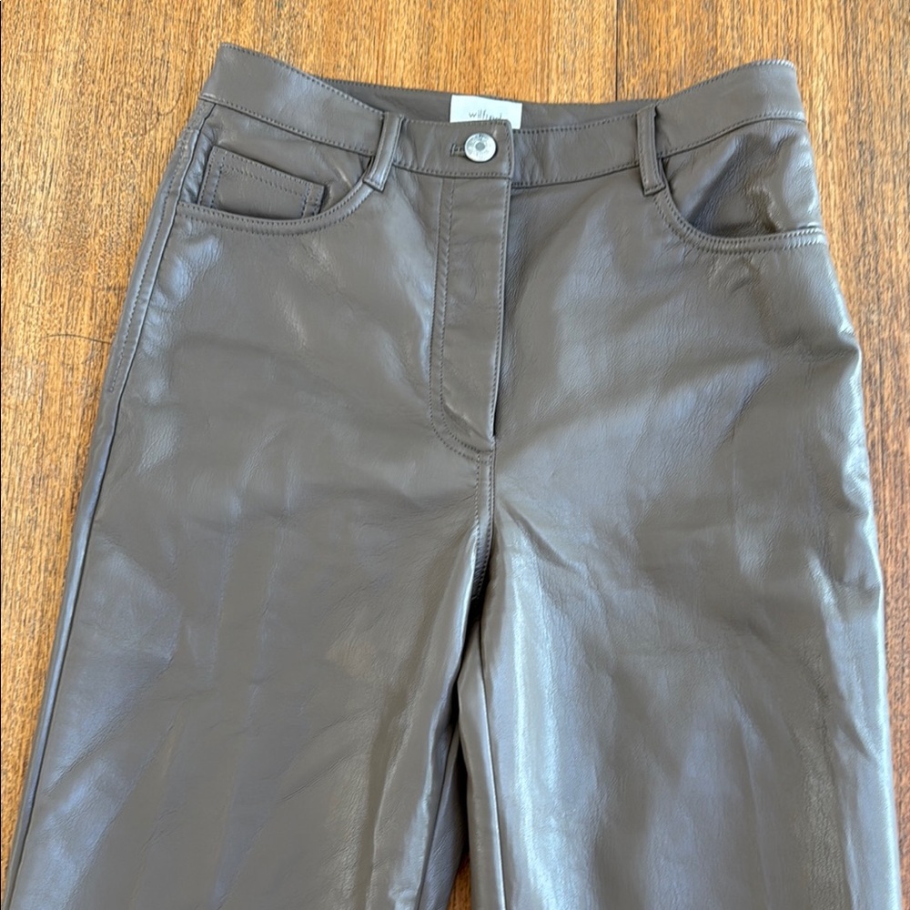 Wilfred Brown Straight Leg Jeans Modern Chic